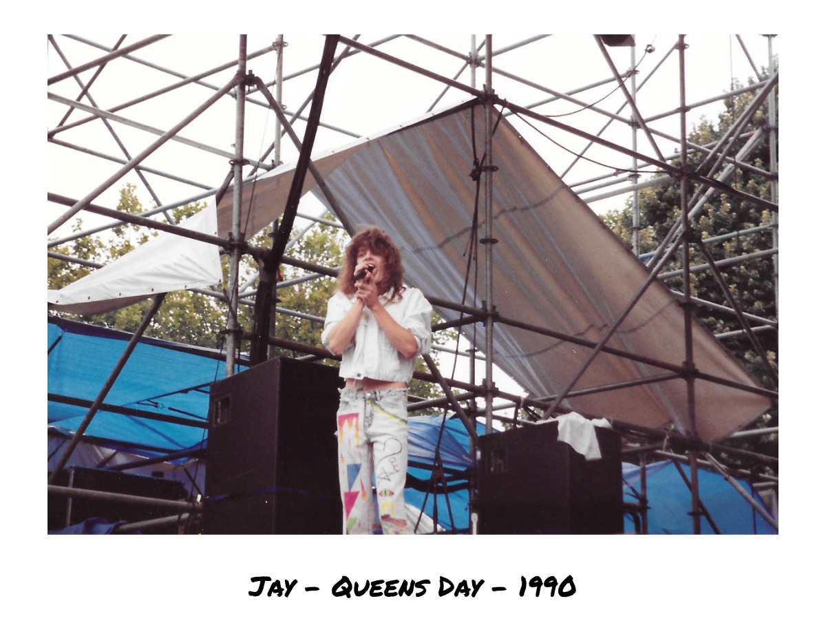 Jay on stage